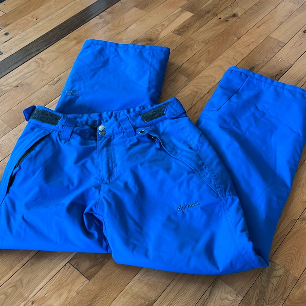 Zermatt Royal Blue Ski Pant YOUTH